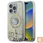 Kitas telefono priedas Hello Kitty  Hello Kitty Liquid Glitter Fever MagSafe iPhone 16 Pro Case - Gold 