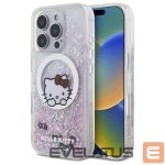 Kitas telefono priedas Hello Kitty  Hello Kitty Liquid Glitter Sweet Kitty Bows MagSafe iPhone 16 Pro Case - White 