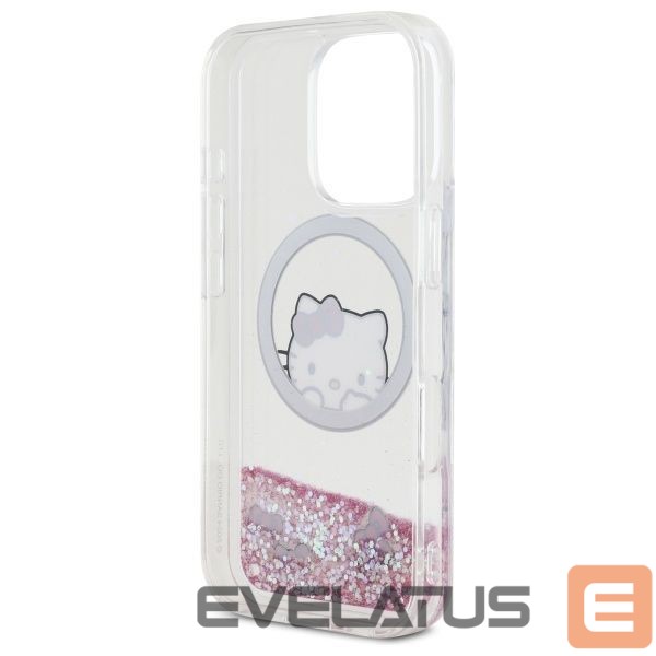 Kitas telefono priedas Hello Kitty Hello Kitty Liquid Glitter Sweet Kitty Bows MagSafe iPhone 16 Pro Case - White