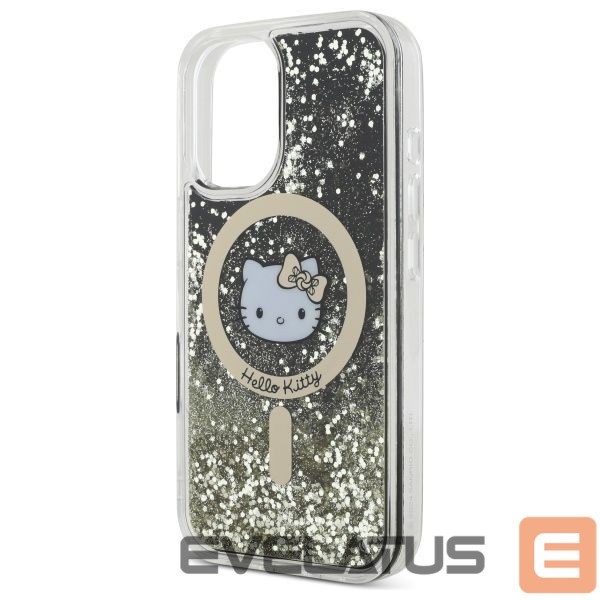 Kitas telefono priedas Hello Kitty Hello Kitty Liquid Glitter Fever MagSafe iPhone 16 Case - Gold