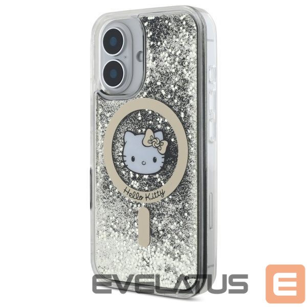Kitas telefono priedas Hello Kitty Hello Kitty Liquid Glitter Fever MagSafe iPhone 16 Case - Gold