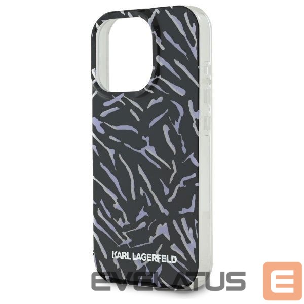 Kitas telefono priedas Karl Lagerfeld Karl Lagerfeld Zebra With Cord iPhone 16 Pro Case - Purple