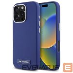 Kitas telefono priedas Karl Lagerfeld  Karl Lagerfeld FW Metal Plate MagSafe iPhone 16 Pro Case - Blue 