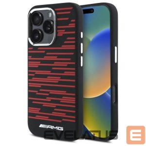 Kitas telefono priedas Mercedes-Benz  AMG Silicone Graphics MagSafe Case for iPhone 16 Pro Max - Black 