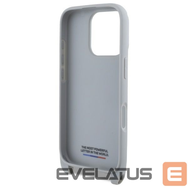 Kitas telefono priedas BMW BMW M Edition Carbon Stripe & Strap iPhone 16 Pro Case - Gray