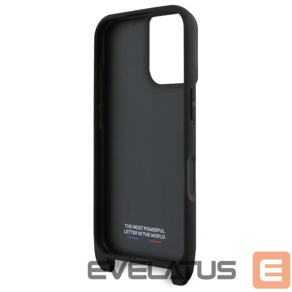 Kitas telefono priedas BMW BMW M Edition Carbon Stripe & Strap iPhone 16 Plus Case - Black