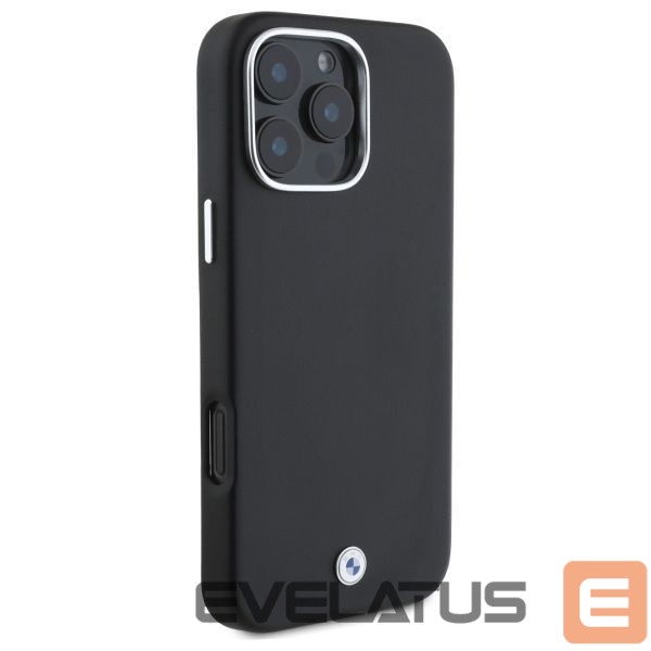 Kitas telefono priedas BMW BMW BMHMP16L23PUFWK iPhone 16 Pro 6.3" black/black hardcase Sign Full Wrapped Metal MagSafe