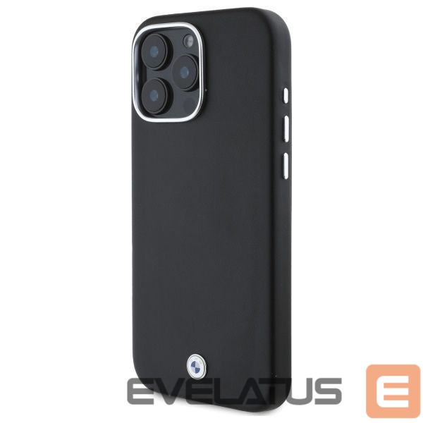 Kitas telefono priedas BMW BMW BMHMP16L23PUFWK iPhone 16 Pro 6.3" black/black hardcase Sign Full Wrapped Metal MagSafe