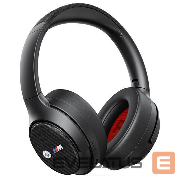 Kitas telefono priedas BMW BMW Encmetal Logos Bluetooth ANC Over-Ear Headphones - Black