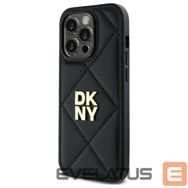 Kitas telefono priedas DKNY DKNY Quilted Stack Logo iPhone 14 Pro Case - Black