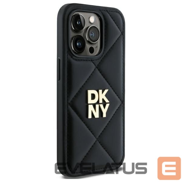 Kitas telefono priedas DKNY DKNY Quilted Stack Logo iPhone 14 Pro Case - Black