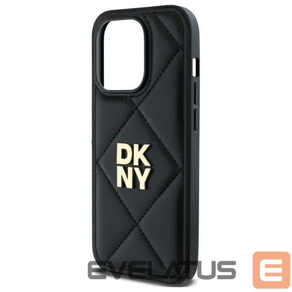 Kitas telefono priedas DKNY DKNY Quilted Stack Logo iPhone 14 Pro Max Case - Black