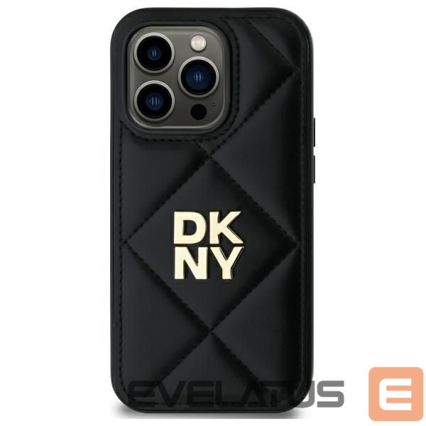 Kitas telefono priedas DKNY DKNY Quilted Stack Logo iPhone 14 Pro Max Case - Black