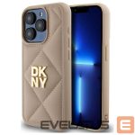 Kitas telefono priedas DKNY  DKNY Quilted Stack Logo iPhone 15 Pro Case - Beige 