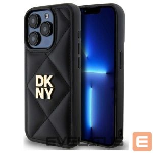 Kitas telefono priedas DKNY  DKNY Quilted Stack Logo iPhone 15 Pro Case - Black 