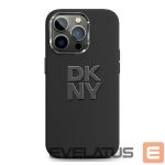 Kitas telefono priedas DKNY  DKNY Liquid Silicone Metal Logo iPhone 16 Case - Black 