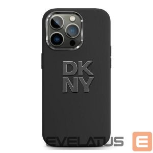 Kitas telefono priedas DKNY  DKNY Liquid Silicone Metal Logo iPhone 16 Case - Black 