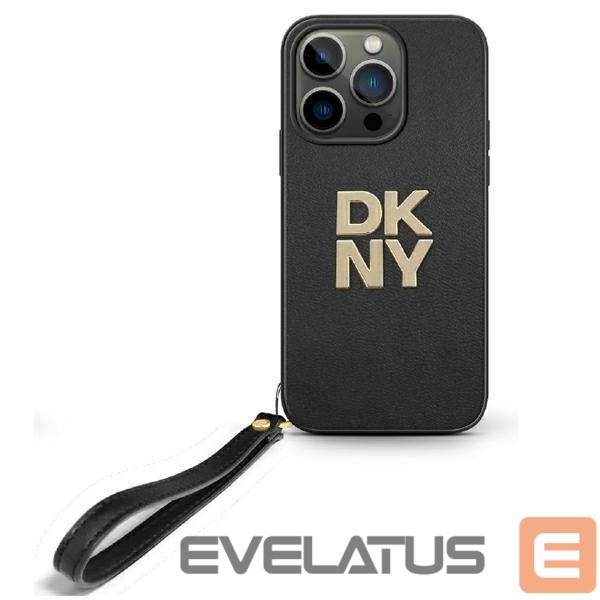 Kitas telefono priedas DKNY DKNY Wrist Strap Stock Logo iPhone 16 Pro Max Case - Black