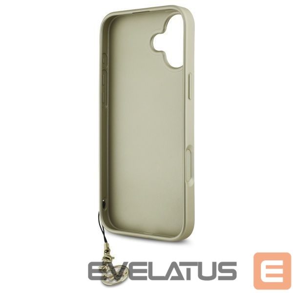 Kitas telefono priedas Guess Guess 4G Charms Collection case for iPhone 16 - brown