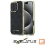 Kitas telefono priedas Guess  Guess 4G Charms Collection case for iPhone 16 Pro Max - black 