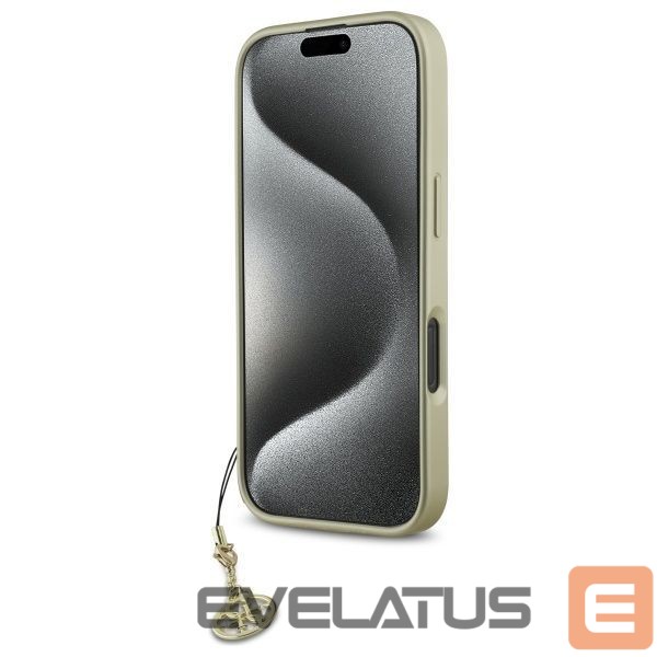 Kitas telefono priedas Guess Guess 4G Charms Collection case for iPhone 16 Pro Max - black