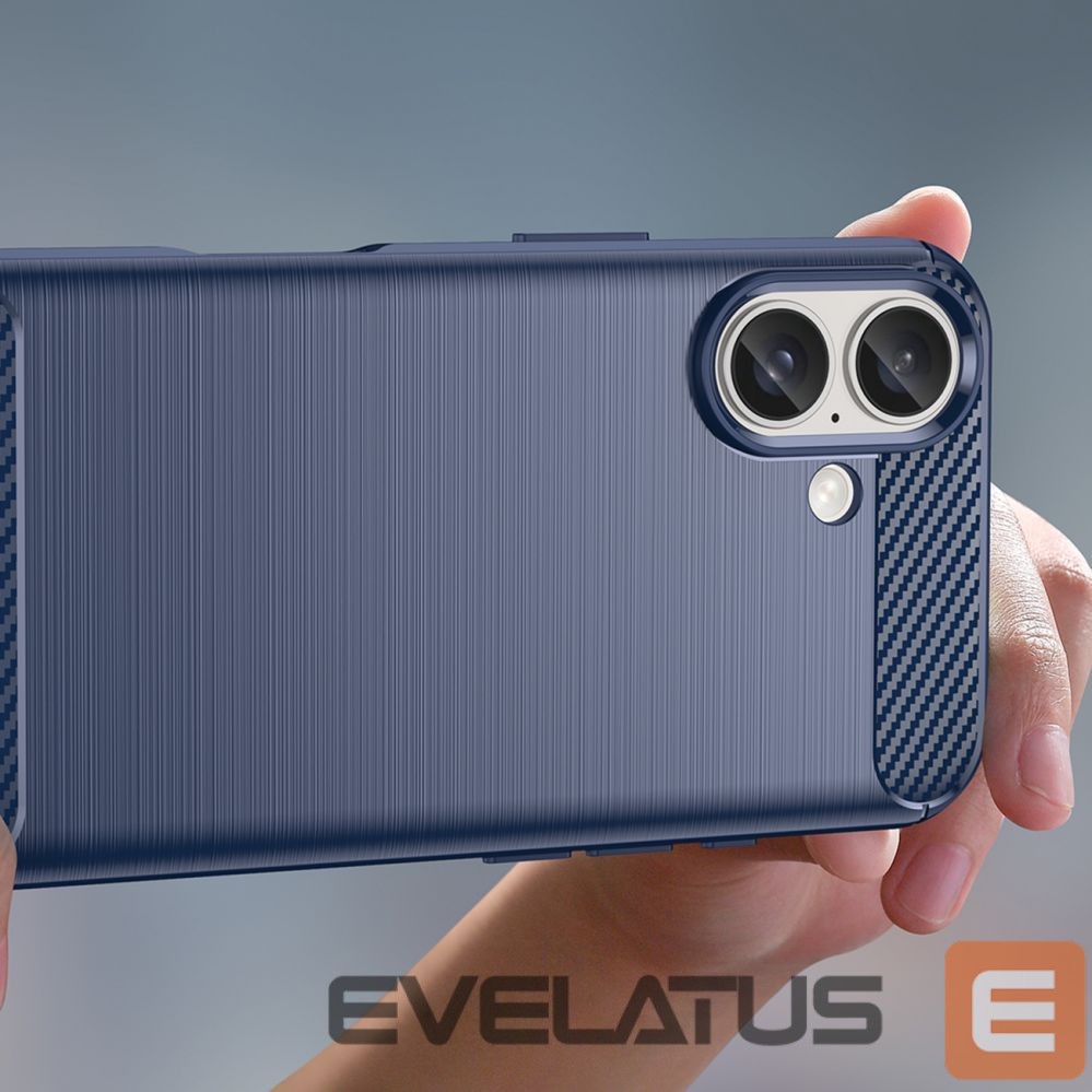 Nugarėlės dėklai Hurtel Carbon Case for iPhone 16 Plus - Blue