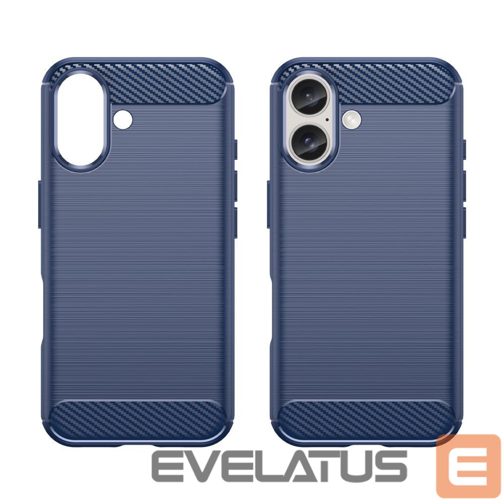 Nugarėlės dėklai Hurtel Carbon Case for iPhone 16 Plus - Blue