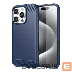 Nugarėlės dėklai Hurtel  Carbon Case for iPhone 16 Pro - Blue 