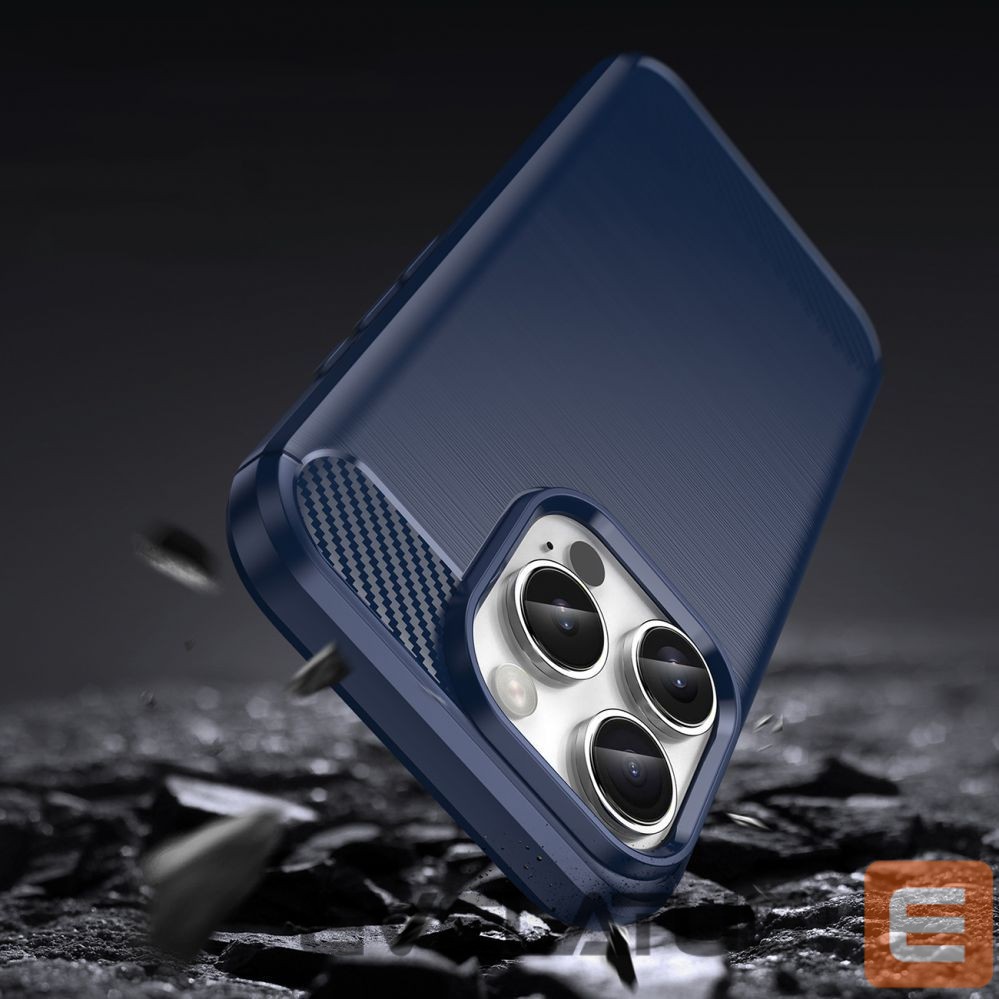 Nugarėlės dėklai Hurtel Carbon Case for iPhone 16 Pro - Blue