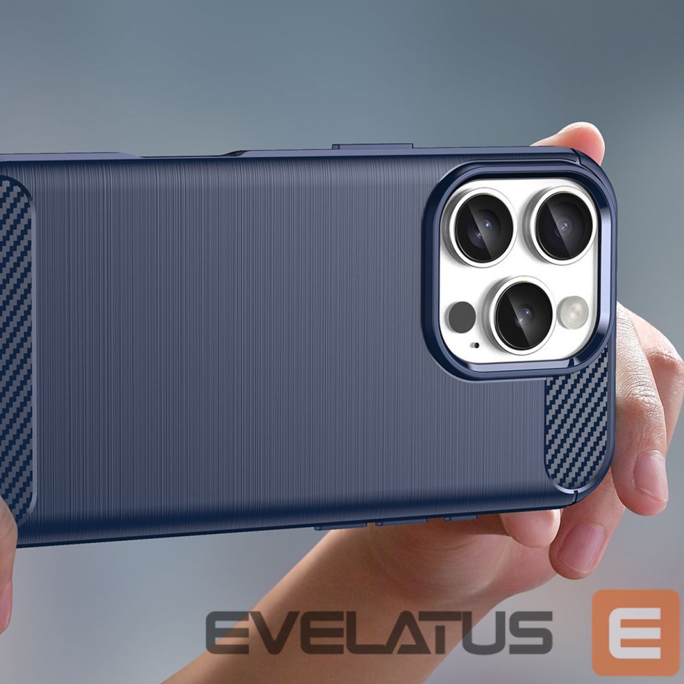 Nugarėlės dėklai Hurtel Carbon Case for iPhone 16 Pro - Blue