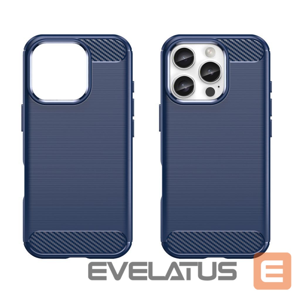 Nugarėlės dėklai Hurtel Carbon Case for iPhone 16 Pro - Blue