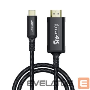 Kabelis Acefast  Acefast C1 USB-C/HDMI Video Cable 4K 60Hz HDR 1.8m - Black 