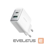 Adapteriai Joyroom  Joyroom JR-TCF15 network charger USB-C / USB-A 30W - white 