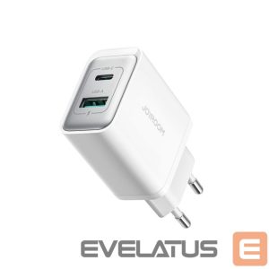 Adapteriai Joyroom  Joyroom JR-TCF15 network charger USB-C / USB-A 30W - white 