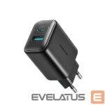 Adapteriai Joyroom  Joyroom JR-TCF13 network charger USB-C / USB-A 25W SFC / PPS / PD - black 