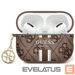 Kitas telefono priedas Guess  Guess GUA2P4RPSW AirPods 1/2 cover brown/brown 4G Printed Stripes Charm 