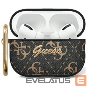 Kitas telefono priedas Guess  Guess GUA2PG4GPK AirPods 1/2 cover black/black 4G Hook 