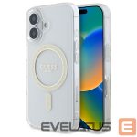 Kitas telefono priedas Guess  Guess GUHMP16MHFGERET iPhone 16 Plus 6.7" transparent hardcase IML Glitter Circle MagSafe