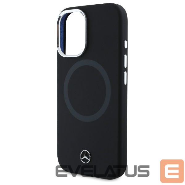 Kitas telefono priedas Mercedes-Benz Mercedes MEHMP16S23SUTTK iPhone 16 6.1" black/black hardcase Silicone Tonal Logo MagSafe