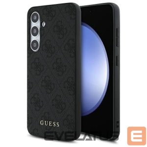 Kitas telefono priedas Guess  Guess GUHCS24FEG4GFGR S24 FE S721 gray/gray hardcase 4G Metal Gold Logo 