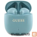 Kitas telefono priedas Guess  Guess Bluetooth headphones GUTWSJ14ESGQ TWS + docking station turquoise/turquoise Printed Classic Logo 