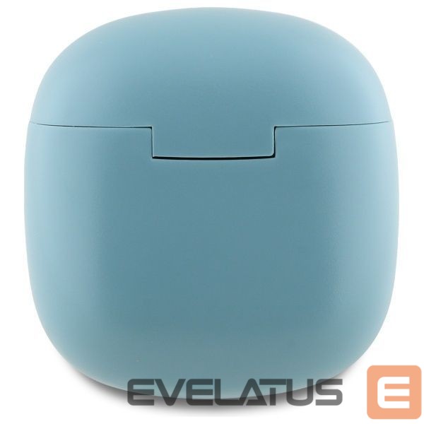 Kitas telefono priedas Guess Guess Bluetooth headphones GUTWSJ14ESGQ TWS + docking station turquoise/turquoise Printed Classic Logo