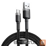 Kabelis Baseus  Baseus Cafule USB-A / USB-C QC 3.0 3A cable 0.5 m - black-gray 