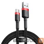 Kabelis Baseus  Baseus Cafule USB-A / USB-C QC 3.0 3A cable 1 m - black and red 