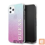 Nugarėlės dėklai Guess  Guess GUHCN65PCUGLPBL iPhone 11 Pro Max rose blue/pink blue hard case Glitter Gradient