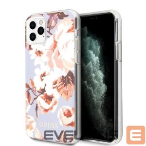 Nugarėlės dėklai Guess  Guess GUHCN65IMLFL02 iPhone 11 Pro Max lilac/lilac N°2 Flower Collection