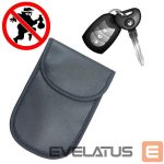 Kiti Hurtel  Anti-theft case for car keys blocking radio waves Keyless Faraday Box cover Faraday cage 14 cm with 10 cm black 