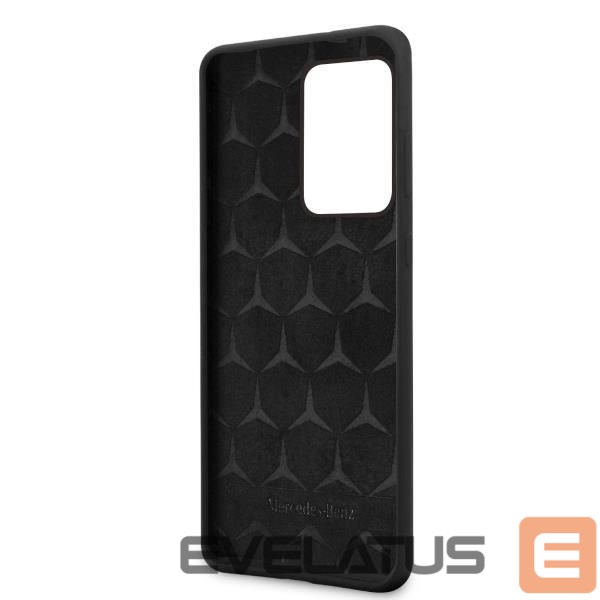 Nugarėlės dėklai Mercedes-Benz Mercedes MEHCS69SILSB S20 Ultra G988 hard case black/black Silicone Line