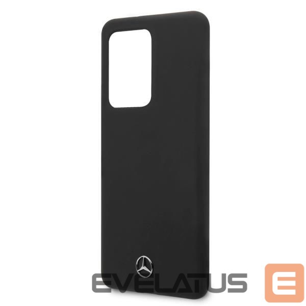 Nugarėlės dėklai Mercedes-Benz Mercedes MEHCS69SILSB S20 Ultra G988 hard case black/black Silicone Line