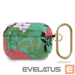Nugarėlės dėklai Guess  Guess GUACAPTPUBKFL01 AirPods Pro cover green/green N.1 Flower Collection